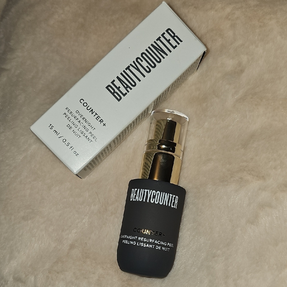 beautycounter Black and Gold Counter+ Overnight Resurfacing Peel Travel Size